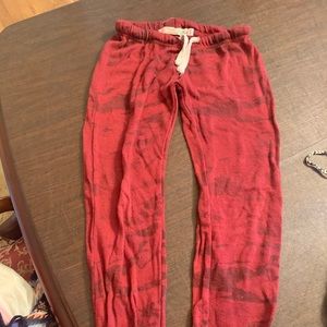 Vintage Havana burgundy army sweat pants